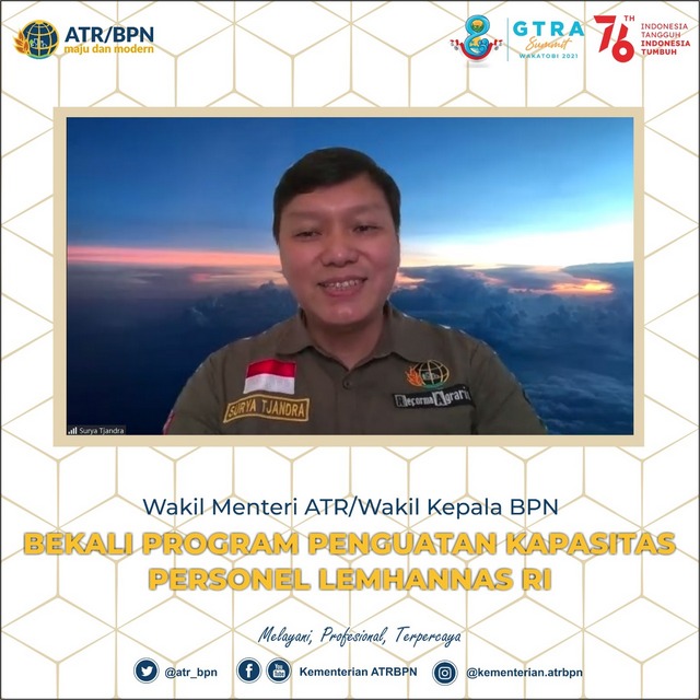 Wakil Menteri ATR/Wakil Kepala BPN Bekali Program Penguatan Kapasitas Personel Lemhannas RI