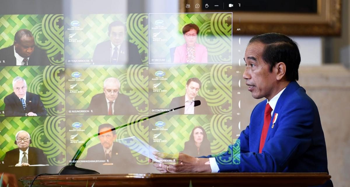 Presiden Jokowi Dorong Solidaritas dan Kerja Sama Global Tangani Pandemi pada KTT Informal APEC