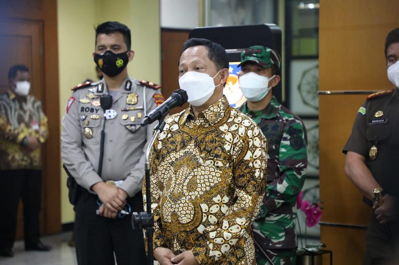 Mendagri Apresiasi Kekompakan Bupati Tangerang dan Forkopimda dalam Hadapi Pandemi Covid-19