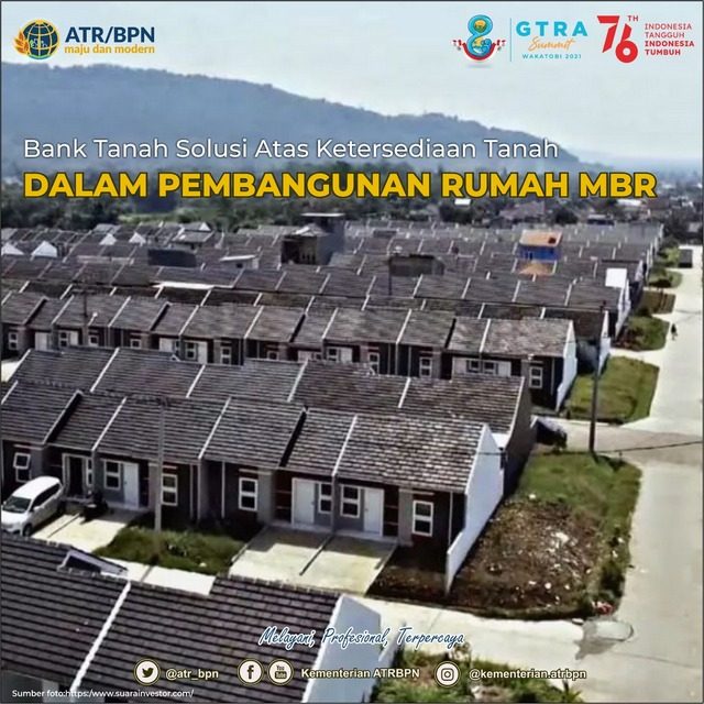 Bank Tanah Solusi Atas Ketersediaan Tanah dalam Pembangunan Perumahan MBR