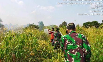 Satgas Gabungan Berhasil Padamkan 5 Hektar Lahan Terbakar di Kabupaten Ogan Ilir