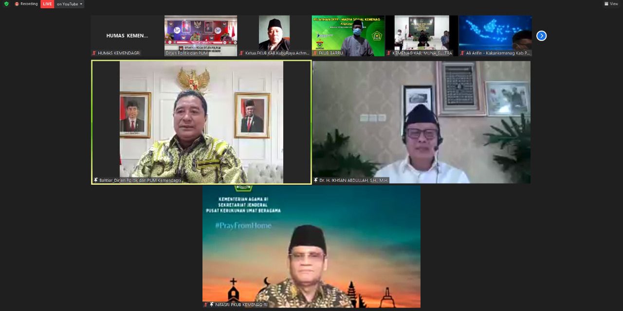 Di Tengah Pandemi, Kerukunan Umat Beragama Harus Terus Dirawat