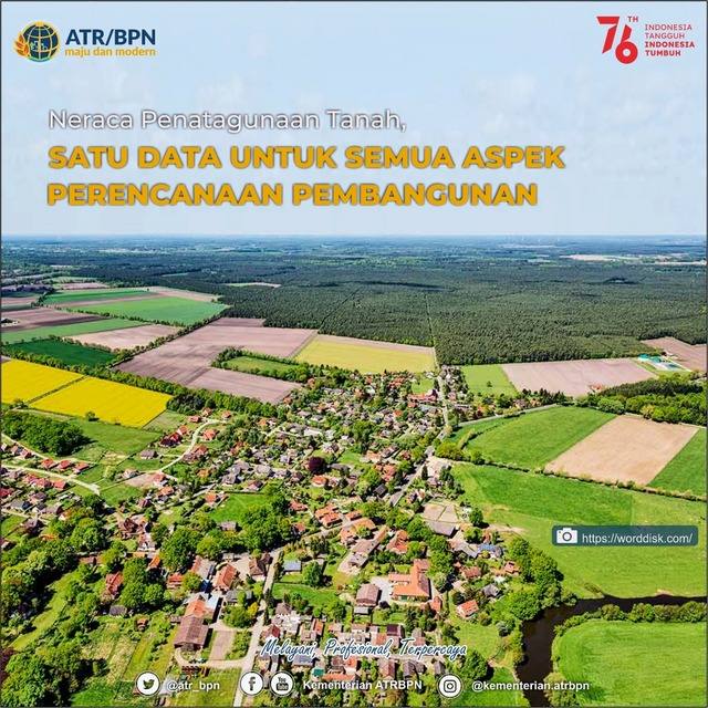 Neraca Penatagunaan Tanah, Satu Data untuk Semua Aspek Perencanaan Pembangunan