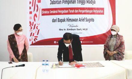 Teruskan Estafet Kepemimpinan, Menteri ATR/Kepala BPN Melantik Direktur Jenderal Pengadaan Tanah dan Pengembangan Pertanahan
