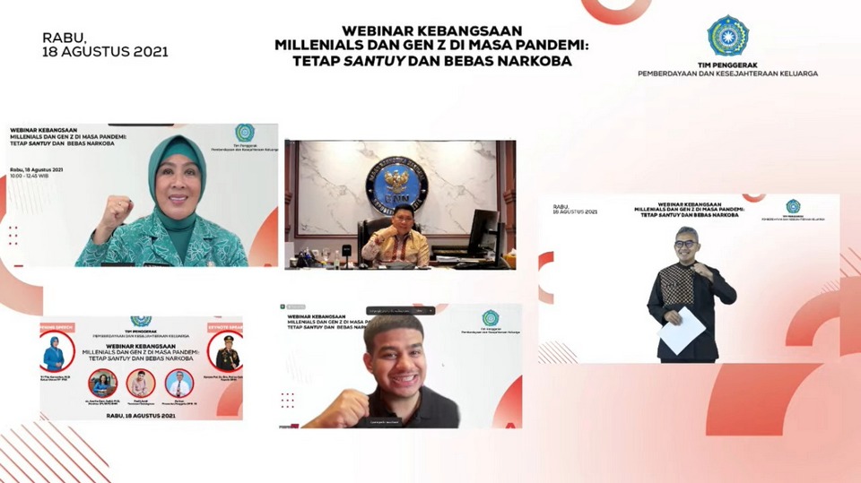 Ketua Umum TP PKK Ajak Semua Pihak Miliki Mental Lawan Narkoba