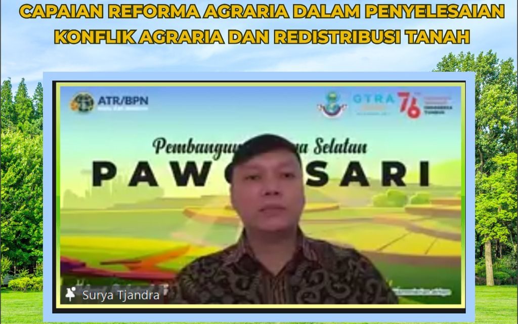 Wakil Menteri ATR/Wakil Kepala BPN Ungkap Capaian Reforma Agraria dalam Penyelesaian Konflik Agraria dan Redistribusi Tanah