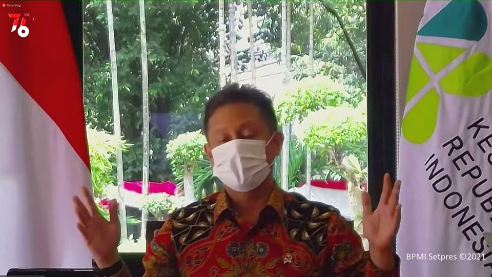 Menkes Tegaskan Vaksinasi Dosis Ketiga dengan Moderna Hanya untuk Tenaga Kesehatan