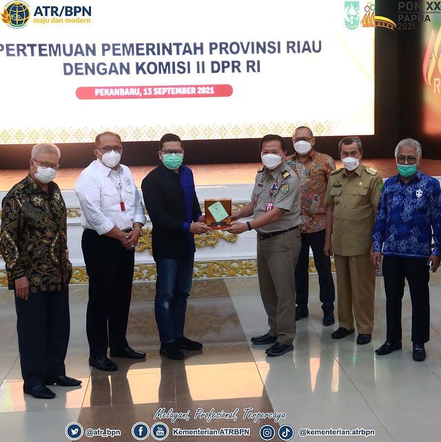 Komisi II DPR RI bertemu dengan beberapa jajaran Pimpinan Tinggi Kementerian ATR/BPN