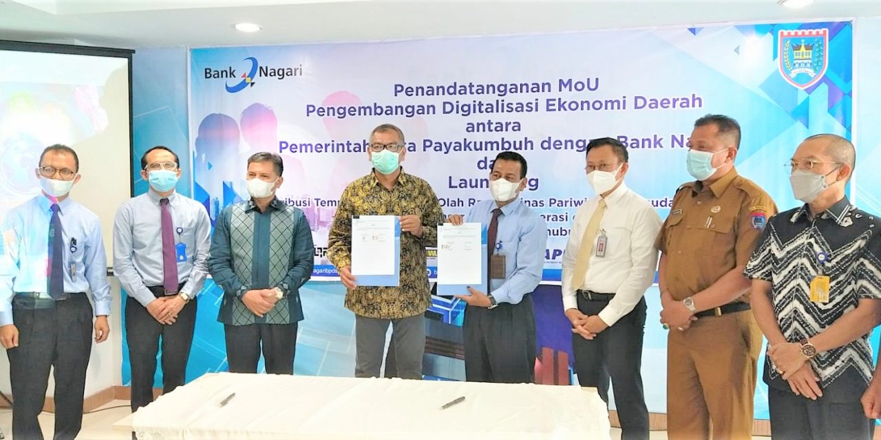 MoU Dengan Bank Nagari, Pemko Payakumbuh Terapkan 3 Transaksi E-Retribusi, Semakin Transparan