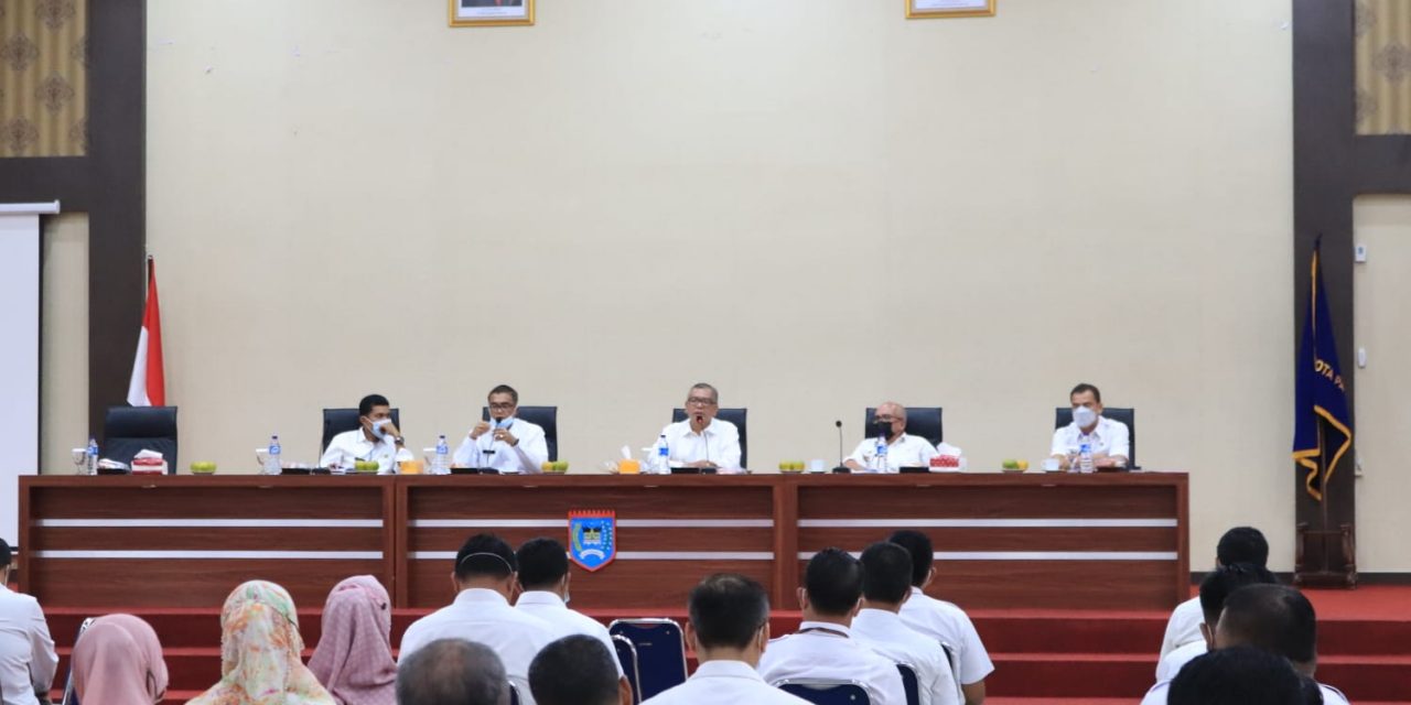 Rakor Di Balai Kota, Wali Kota Riza Falepi Ingatkan 3 Hal