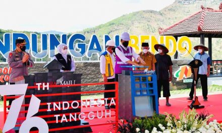 Presiden Jokowi Resmikan Bendungan Bendo