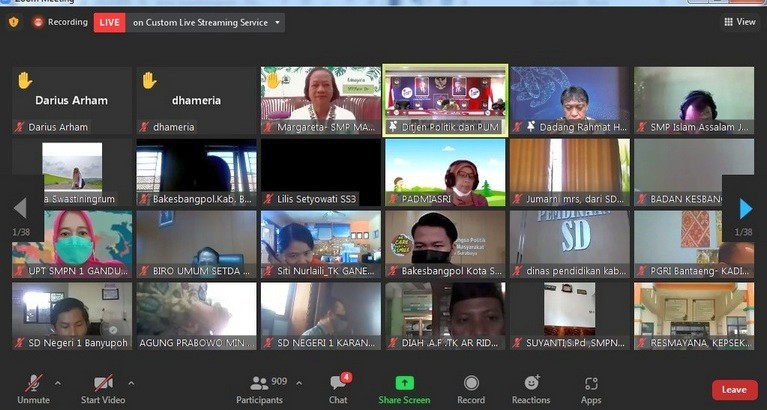 Kemendagri Dorong Peran Tenaga Pendidik dalam Memperkuat Kesadaran Bela Negara di Masa Covid-19