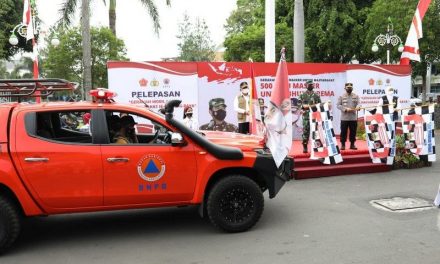 Kepala BNPB Melepas Gerakan Mobil Masker di Malang, Sebagai Penguatan Protokol Kesehatan