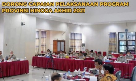 Evaluasi Kinerja Kanwil BPN Bengkulu Tahun 2021, Dorong Capaian Pelaksanaan Program Provinsi hingga Akhir 2021