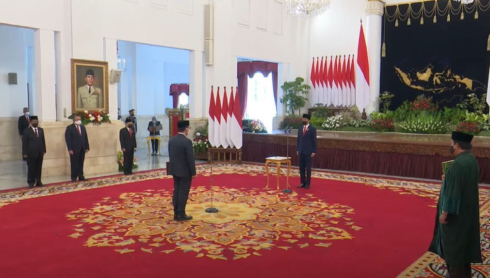 Presiden Saksikan Pengucapan Sumpah Jabatan Kepala PPATK