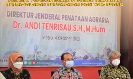 Lakukan Monitoring dan Evaluasi di Lampung, Pejabat Pembina Berikan Solusi Terhadap Permasalahan Pertanahan dan Tata Ruang