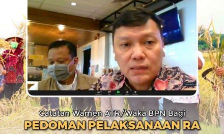 Catatan Wamen ATR/Waka BPN Bagi Pedoman Pelaksanaan RA