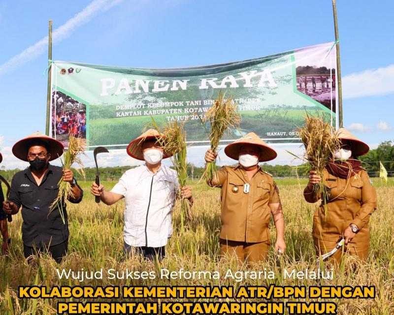 Wujud Sukses Reforma Agraria melalui Kolaborasi Kementerian ATR/BPN dengan Pemerintah Kotawaringin Timur