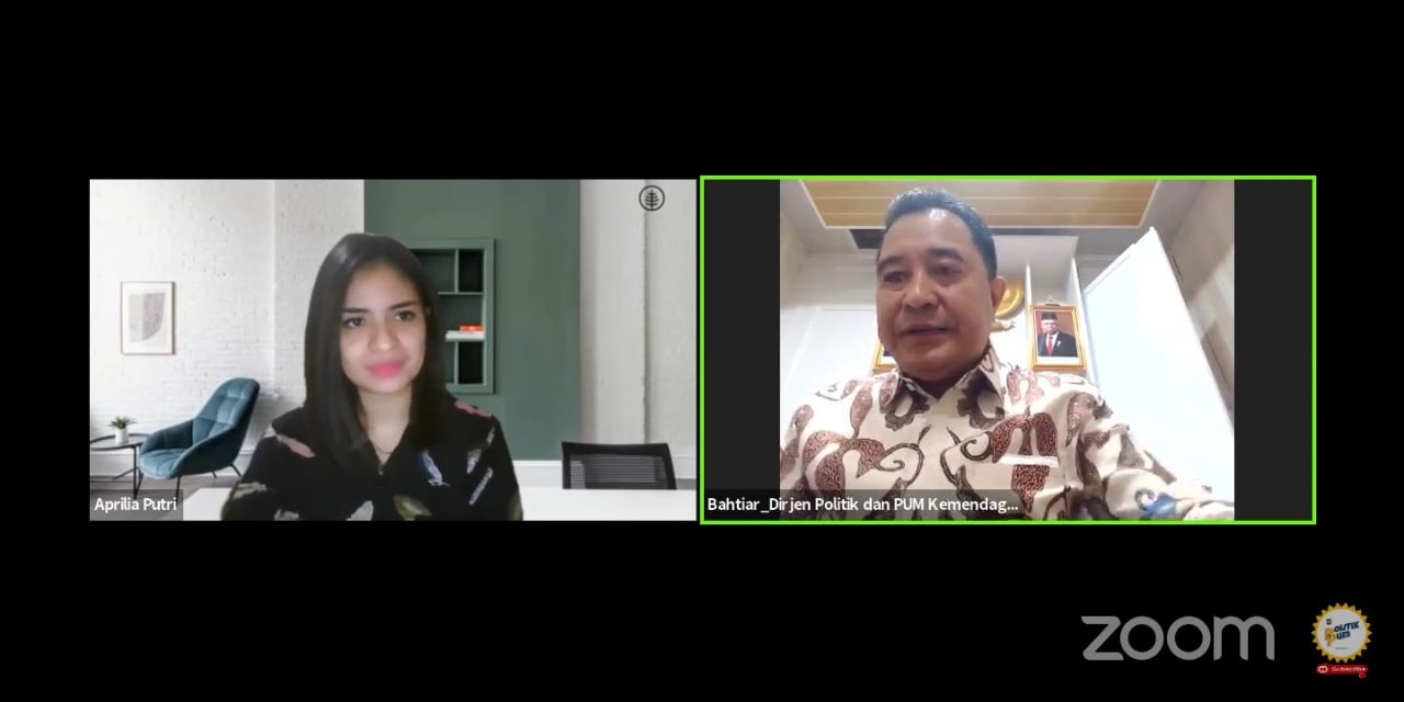 Webinar Ditjen Pol & PUM: “Mencari Calon Anggota KPU dan Bawaslu Menuju Pemilu dan Pilkada di Tengah Pandemi”