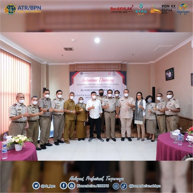 Wamen ATR/Wakil Kepala BPN, Surya Tjandra melakukan kunjungan kerja ke Provinsi Sumatra Utara