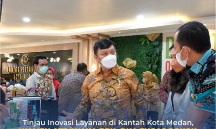 Wamen ATR/Waka BPN Tinjau Inovasi Layanan Pertanahan Kantah Kota Medan