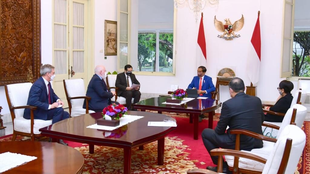 Bertemu Wakil Presiden Uni Eropa, Presiden Sampaikan Komitmen Indonesia Atasi Perubahan Iklim