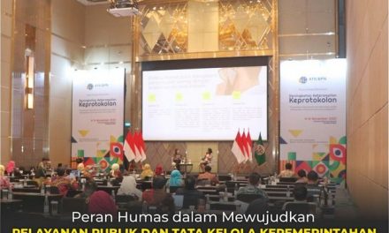 Peran Humas dalam Mewujudkan Pelayanan Publik dan Tata Kelola Kepemerintahan yang Berkualitas dan Berdaya Saing