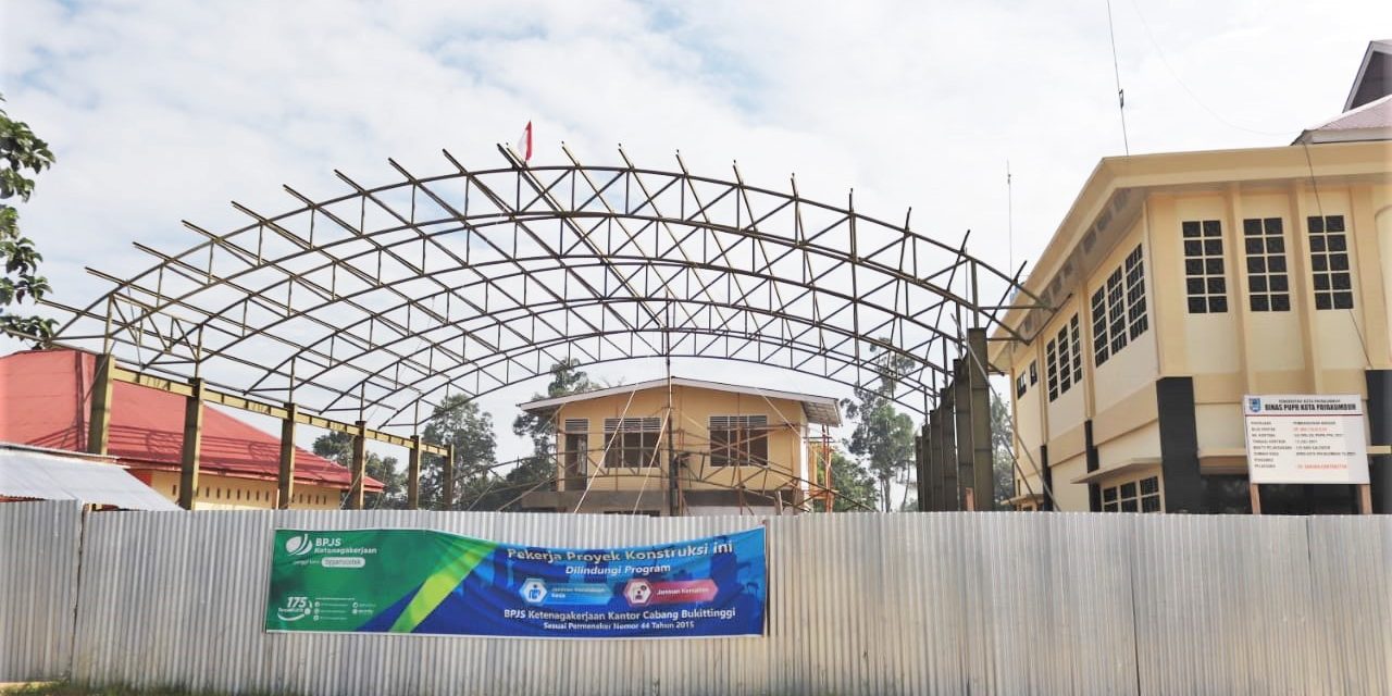 Pemko Payakumbuh Bangun Hanggar Untuk Kendaraan Tanggap Darurat Kebencanaan Di Padang Kaduduak