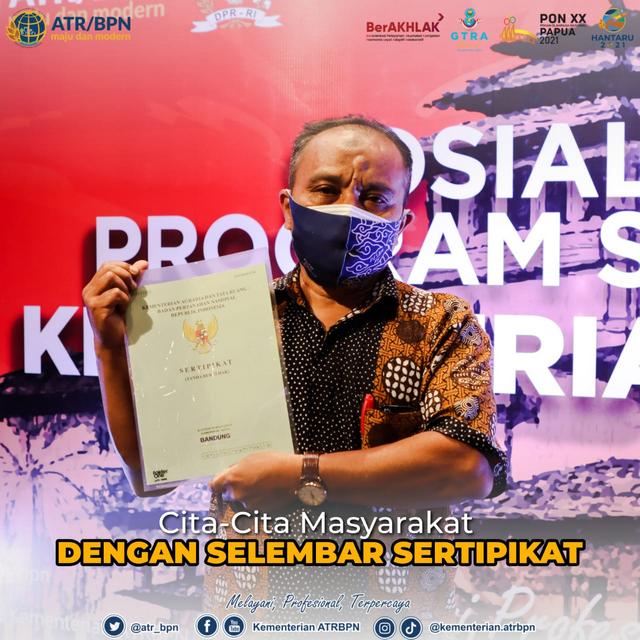 Cita-Cita Masyarakat dengan Selembar Sertipikat