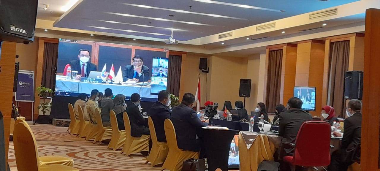 Dirjen Bina Pemdes Pimpin Sidang Virtual TC-36 Meeting CIRDAP 2021 Bahas Rencana Strategis 2021-2024
