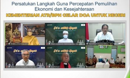 Persatukan Langkah Guna Percepatan Pemulihan Ekonomi dan Kesejahteraan, Kementerian ATR/BPN Gelar Doa untuk Negeri