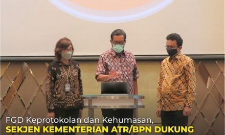 FGD Keprotokolan dan Kehumasan, Sekjen Kementerian ATR/BPN Dukung Biro Humas Wujudkan Good Governance