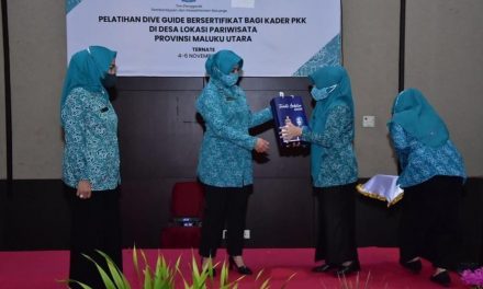 Ketua Umum TP PKK Buka Pelatihan Dive Guide di Ternate
