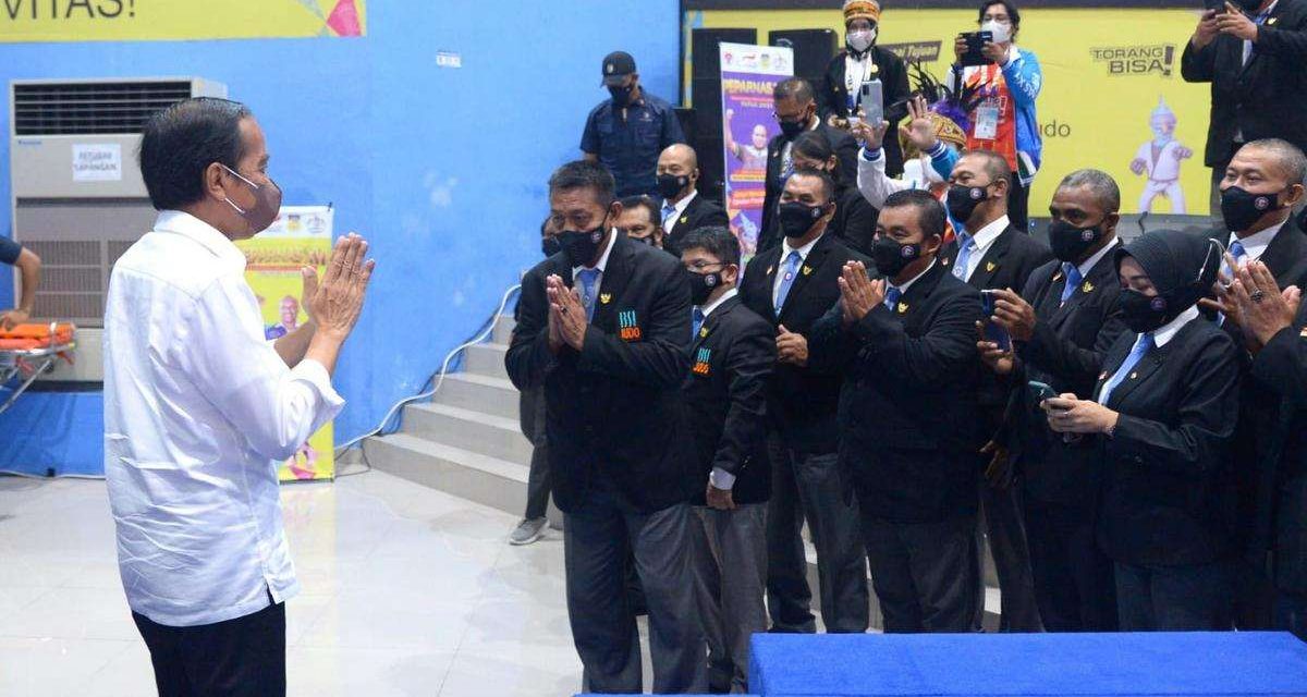 Presiden Joko Widodo Apresiasi Pelaksanaan Peparnas XVI Papua 2021