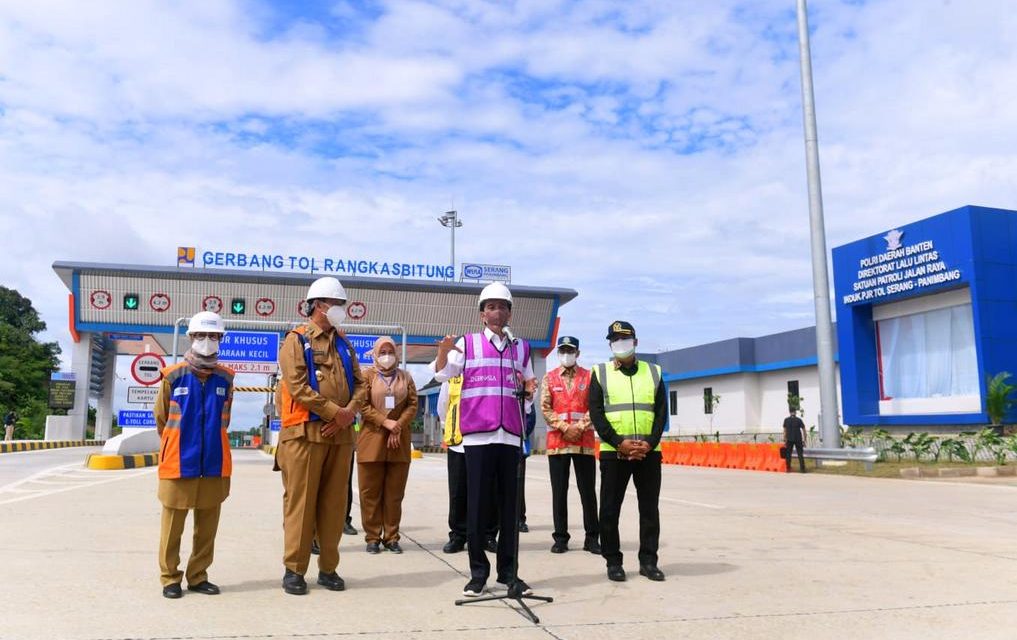 Presiden Jokowi Resmikan Tol Serang – Panimbang Seksi 1 di Banten, Pengungkit Pertumbuhan Ekonomi Kawasan