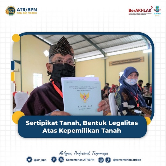 Sertipikat Tanah, Bentuk Legalitas Atas Kepemilikan Tanah