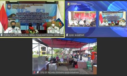 Dukung Situasi Aman saat Pilkades, Dirjen Bina Pemdes Imbau Pemerintah Kabupaten Kampar Merazia Peredaran Miras