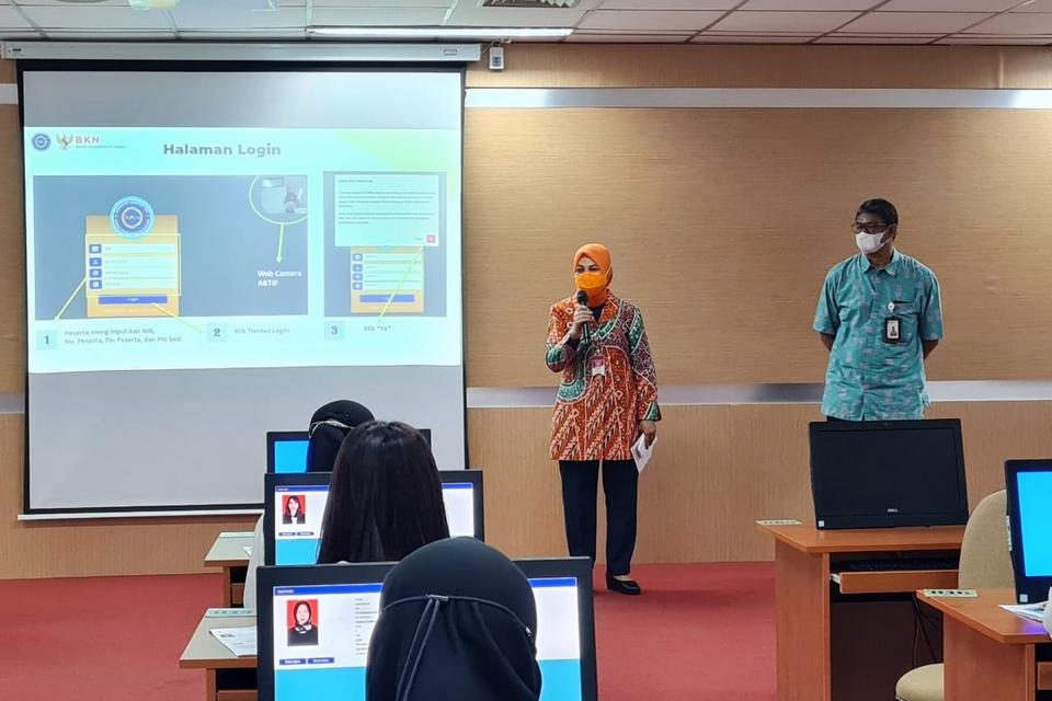 Pelaksanaan SKB Pengadaan PNS Kemendagri Tahun 2021 Berjalan Lancar