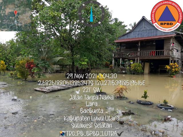 Banjir Landa Warga Luwu Utara Surut, Sawah Seluas 500 Ha Terdampak