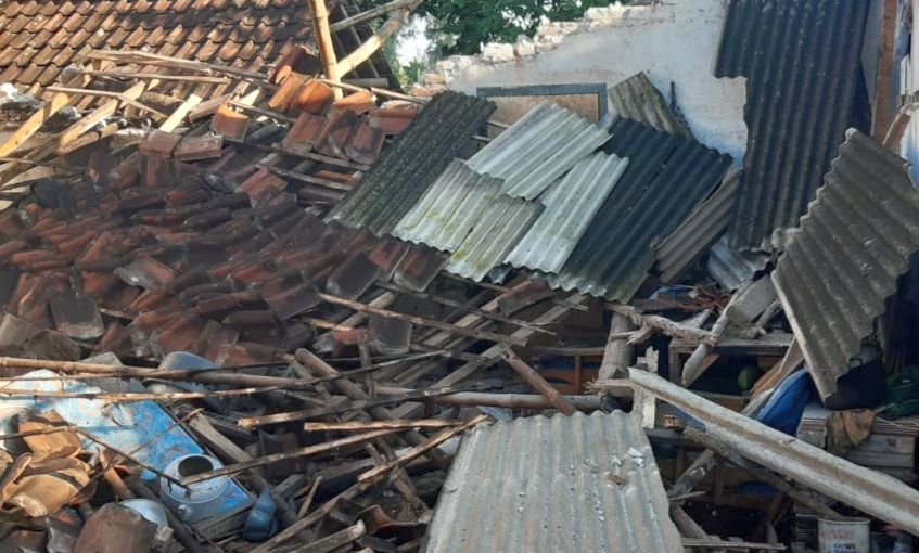 [Update]: Sebanyak 31 Rumah di Lima Kecamatan Rusak Akibat Gempabumi M5,1 Jember