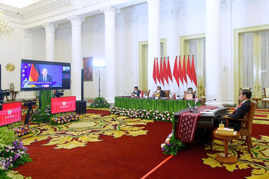 Presiden Jokowi Tegaskan Komitmen Indonesia Majukan Demokrasi pada Summit For Democracy 2021