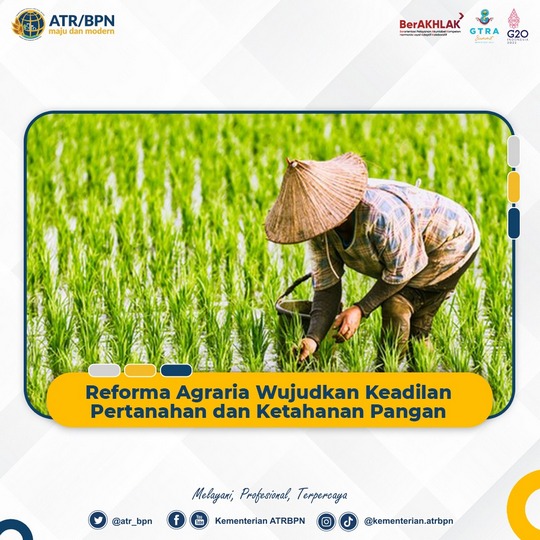 Reforma Agraria Wujudkan Keadilan Pertanahan dan Ketahanan Pangan