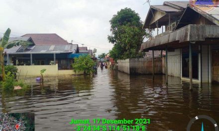 Sebanyak 582 Rumah Warga Terendam Akibat Banjir di Kabupaten Banjar, Kalimantan Selatan