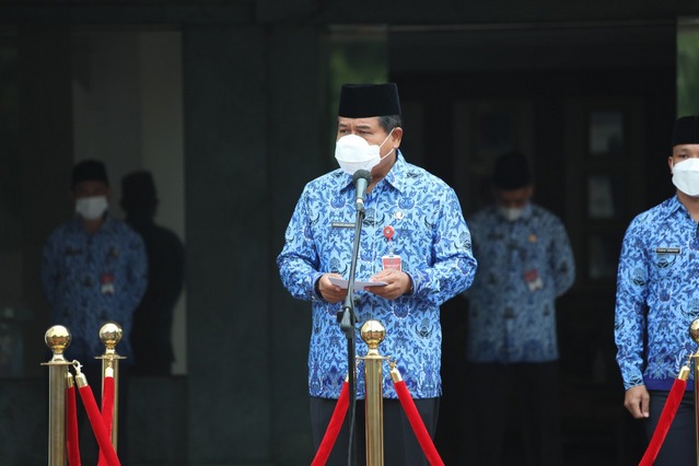 Pada Peringatan Hari Bela Negara, Plt. Sekjen Kemendagri Bacakan Pidato Presiden