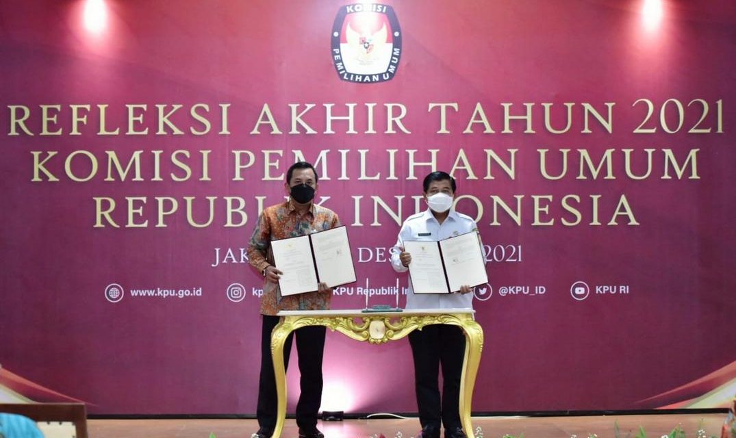 Bersinergi Sukseskan Pemilu, Kemendagri-KPU Jalin MoU