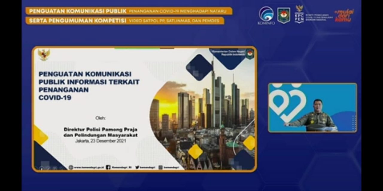 Perkuat Komunikasi Publik Penanganan Covid-19 Menghadapi Nataru, KPCPEN Berkolaborasi bersama Kemenkominfo dan Kemendagri