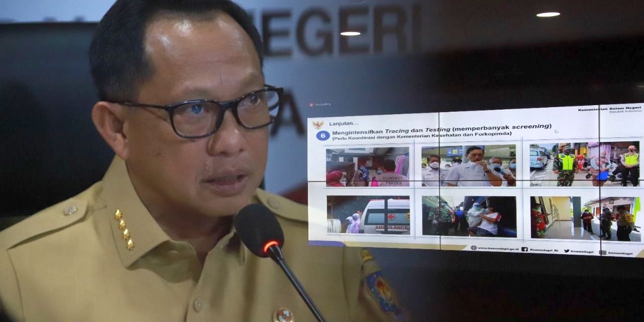 Rakor dengan Kepala Daerah, Mendagri : Apapun Variannya, Penegakkan Prokes Kunci Utama