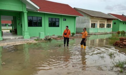 Banjir yang Merusakkan Rumah Warga Kabupaten Pesawaran Surut