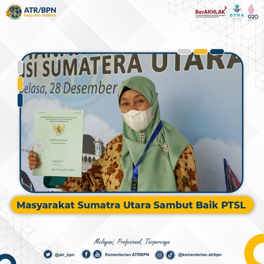 Masyarakat Sumatra Utara Sambut Baik PTSL