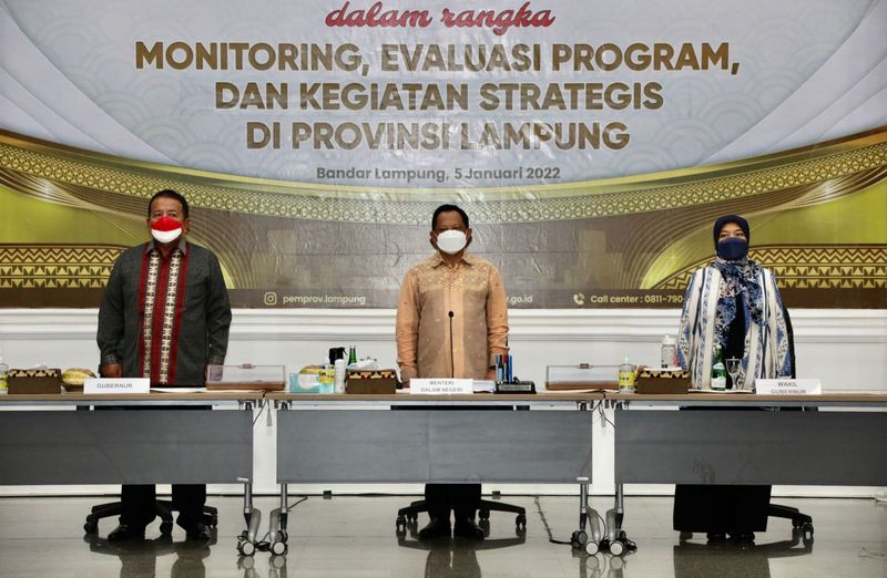 Mendagri Sampaikan Sejumlah Arahan Program Strategis di Lampung